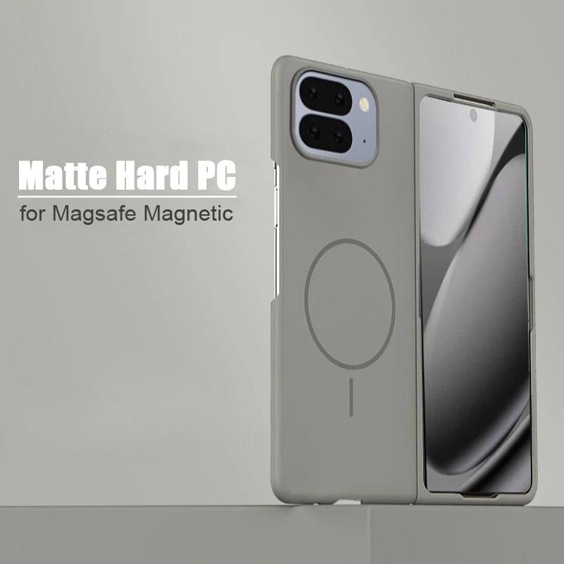 Ultra Thin Frameless Magnetic Shockproof Case For Google Pixel 10 9 Pro Fold Pixel Fold Wireless Charging Frosted Hard PC Cover