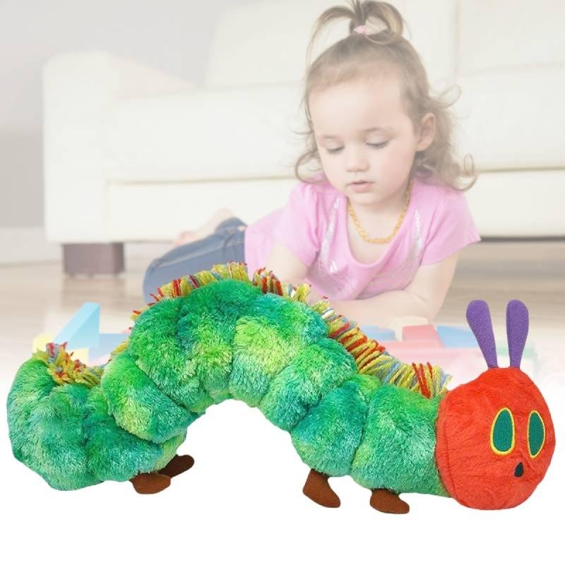 Soft And Cuddly Caterpillar Stuffed Animal With Comfy Neck Support For Infants