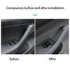 Voor Tesla Model 3 Model Y 2017-2023 11 stuks Auto Raamschakelaar Knop Decoratie Sticker Deurknop Sticker Interieur Accessoires