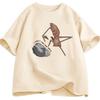 Marcus The Worm T-shirt for Men Women Y2k Clothes Design Printed Cotton Short Sleeve Round Neck Tshirt Streetwear Y2k Clothing