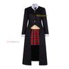 Anime Maka Albarn Cosplay Costume Women Girl Skirt Uniform Halloween Carnival Party Wig Jackets Tie White