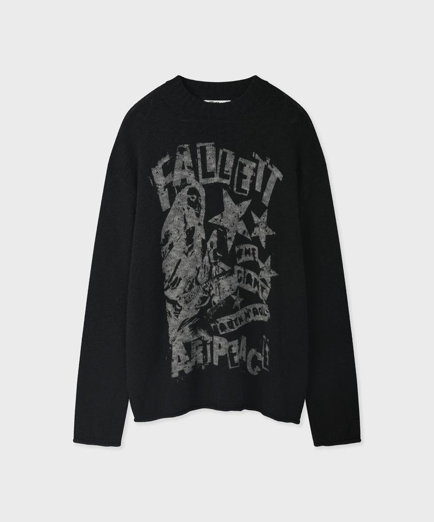 FALLETT Rock Band Knit Black