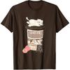 Cute Cat Cafe, Kawaii Cat Coffee, Anime Neko Kitty, Cat Puns T-Shirt