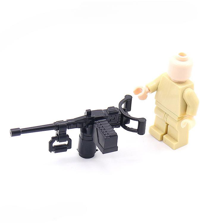 Military Building Block Doll Weapon Accessories Browning M2 Heavy Machine Gun Children'S Toys Assembled Building Block
