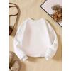 Creative Letter Pattern Boys And Girls Round Neck Sweatshirt Spring And Autumn Fashion Casual Sweatshirt Suitable for Daily Party Holiday Gifts