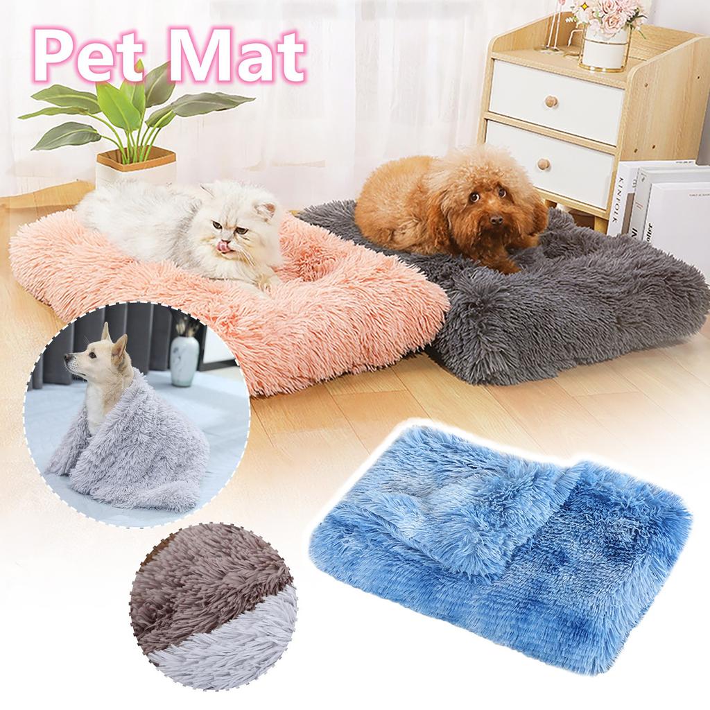 Home Warm Pet Dog Blanket Blanket Pet Plush Mat Color Pet Mat