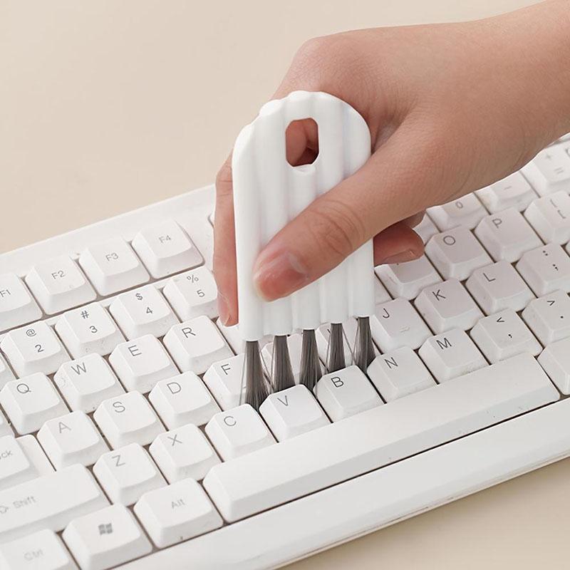 Multifunctional Keyboard Cleaning Brush Computer Cleaning Kit Soft Brush Keyboard Cleaner Corner Gap Duster Keycap Cleaner