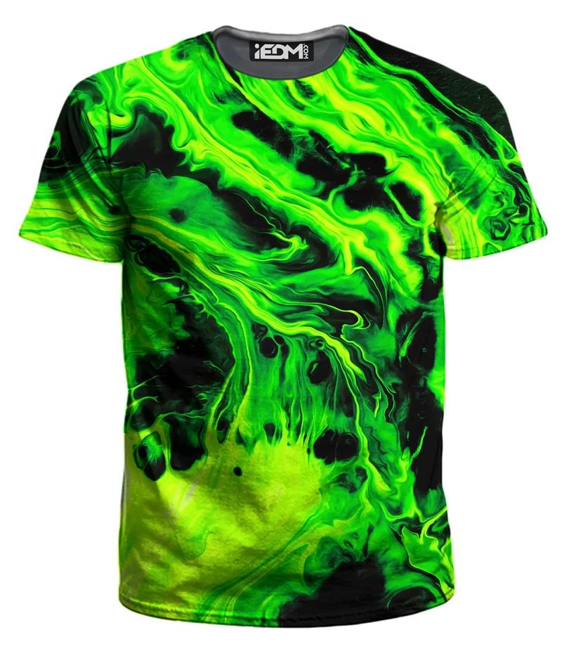Summer New Color Pattern Crew Neck 3D Printing T-shirt Men's and Women's Casual Top Sweating and Quick Drying