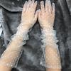 Sunscreen Gloves Summer Thin Mesh Gloves Cycling Driving Touch Screen Lace Gloves
