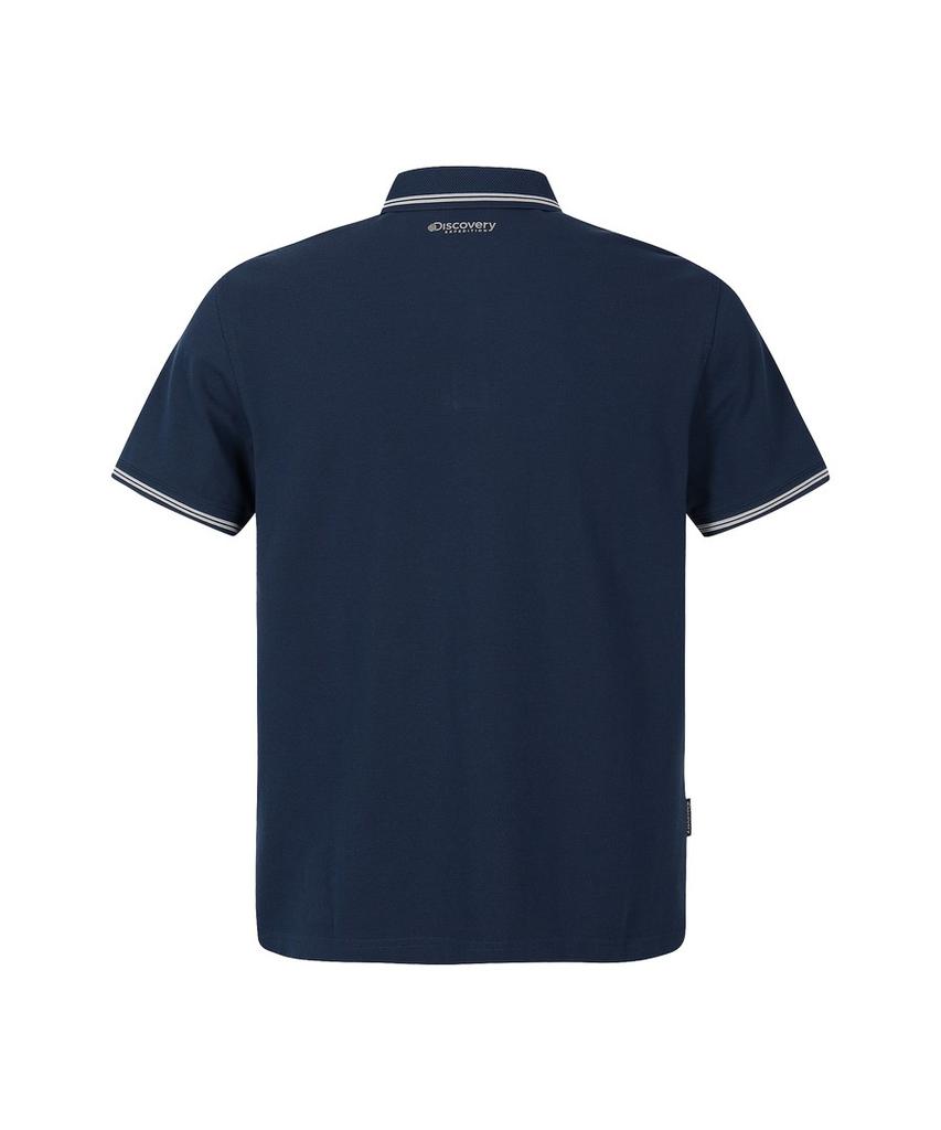 DISCOVERY EXPEDITION Men'S Collar Tipping Polo Shirt (D/Indigo)