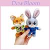 Zootopia Cute Judy Nick Sloth And Benjamin Plush Keychain For Kids And Collectors