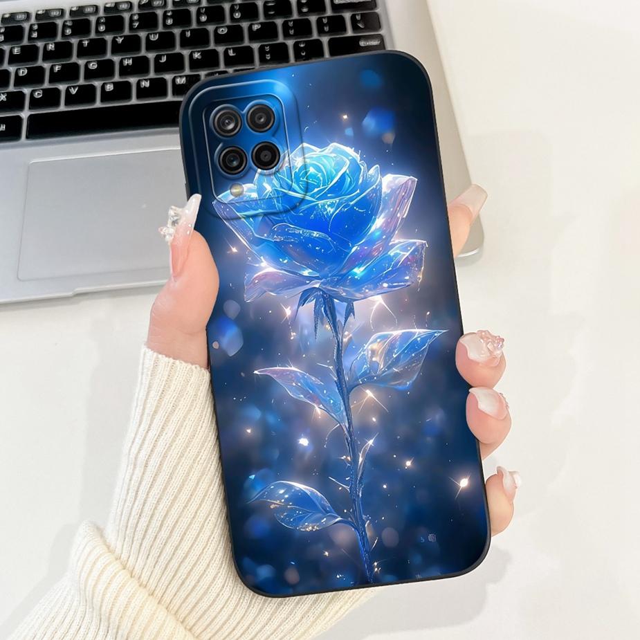 For Samsung Galaxy A22 4G Case Unique Grid Pattern Cover Soft TPU Phone Case For Samsung A22 A 22 Galaxy A42 5G Back Cover Coque
