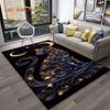 Pastoral Cartoon Niedliche Katze Blume Teppich Teppich für Zuhause Wohnzimmer Schlafzimmer Sofa Fußmatte Dekor, Kinderspielplatz Teppich Rutschfeste Bodenmatte