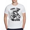 Worn Out Bike Men's T-shirts Skeleton Bicycle Short Sleeve Creative Cycling Art Tshirts Fashion Skull Desgin Top Streetwear Tees
