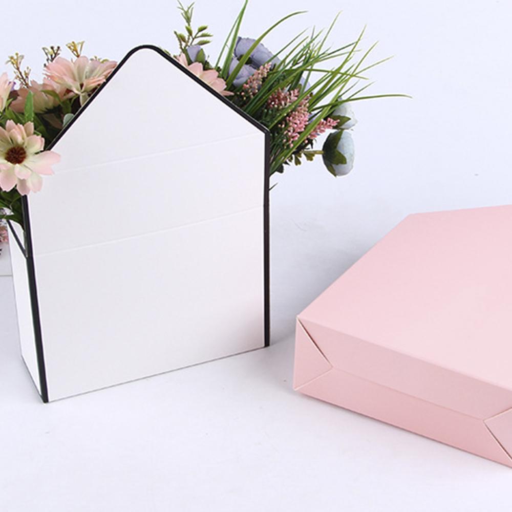 6/12 Pièces Boîtes à Fleurs Pliées en Enveloppe Boîte de Rangement pour Bouquet Boîtes à Fleurs Créatives pour Mariage, Fête, Saint-Valentin Boîte à Fleurs Enveloppe