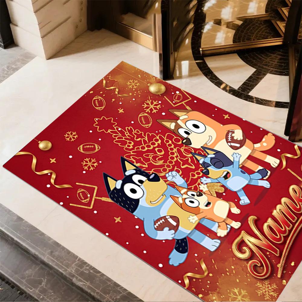 Halloween Sports Party Customize Your Name Floor Mat Design for Entryway Outdoor Bedrooms Dining Room Antislip Carpet Office home decor