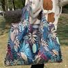 Foldable Eco Shopping Bag - Japanese Cartoon Design, Oxford Cloth, Portable & Eco-Friendly for Groceries