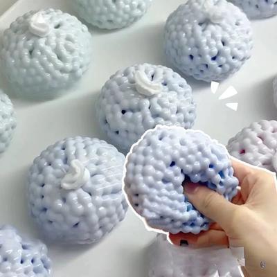 Squeeze Toy Squishy Stress Relax Ball Plasticity Ice Skin Soft Handmade Toy Ultra-Thin Sticky Light Stress Relieving Toys
