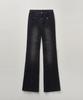 Hellenepaliseu Washed Bootcut Denim Pants [Gray]