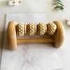Soles Leg Massager Wooden Foot Roller Acupressure Reflexology Massager Back Fasciitis Pain Relief Muscle Relaxation, 1) 1pcs