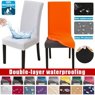 Waterproof Dining Chair Cover Stretch Dining Chair Slipcover Removable Washable Chair Protector Suitable For Home/El/Banquet