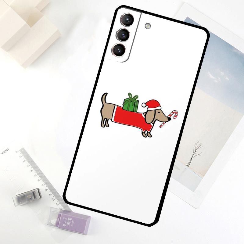 Dachshund Silhouette Dog Phone Case For Samsung Galaxy S20 FE S21 S22 S23 S24 S25 S26 Ultra S10 S25 Plus S25 FE Cover