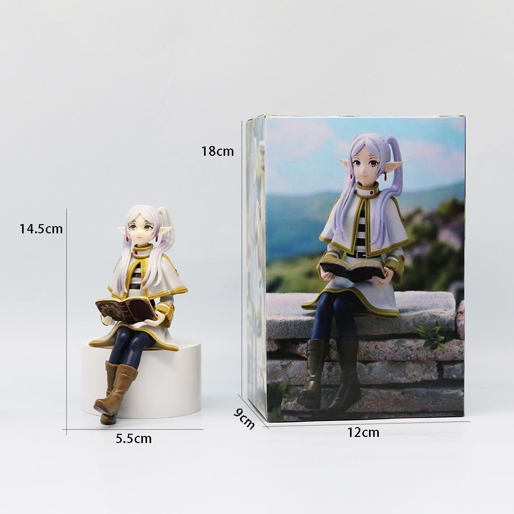 Anime Noodle Stopper Sousou No Frieren Q-version Anime Girl Figure Frieren Beyond Journey's End Action Figure PVC Model Toy Gift
