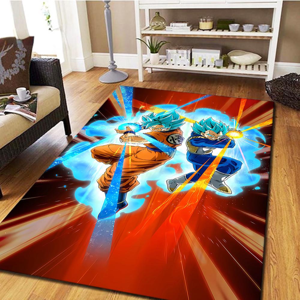 Dragon Ball Super Carpet for Living Room, Digital Print Floor Mat, Cool Movie Bedroom Rug, Home Decor -HYQ5