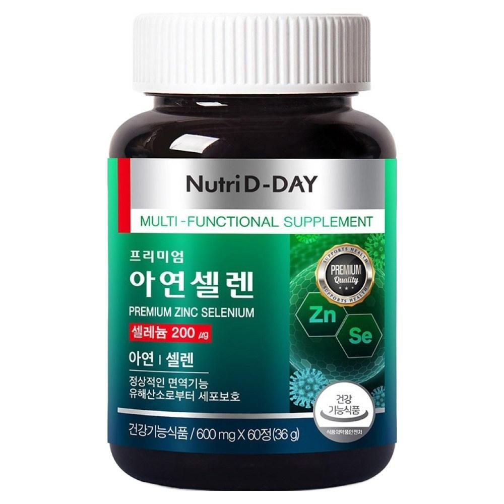NutriDDay Premium Zinc Selenium 36g 1 Pcs 60 Tablets