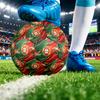 Portugal Fußball Bedruckter Größe 5 Fußball Ball Verschleißfest Standard Erwachsenen Trainingsfußball Fan Geschenk für Indoor Outdoor Spiel Sport