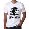 Men’s Vintage Tee Shirt Graphic T Shirt Time for New Advantures Lewiston White