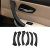 6pcs Inner Door Handle Pull Replace Trim For BMW 3 Series E90 E92 LHD 2005-2012