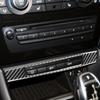 Car Central Control Button Decoration Cover Trim Sticker Carbon Fiber for BMW E84 X1 2011-2015 Auto Interior Accessories