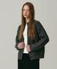 LOSSYROW Chunky Cable Knit Cardigan Charcoal