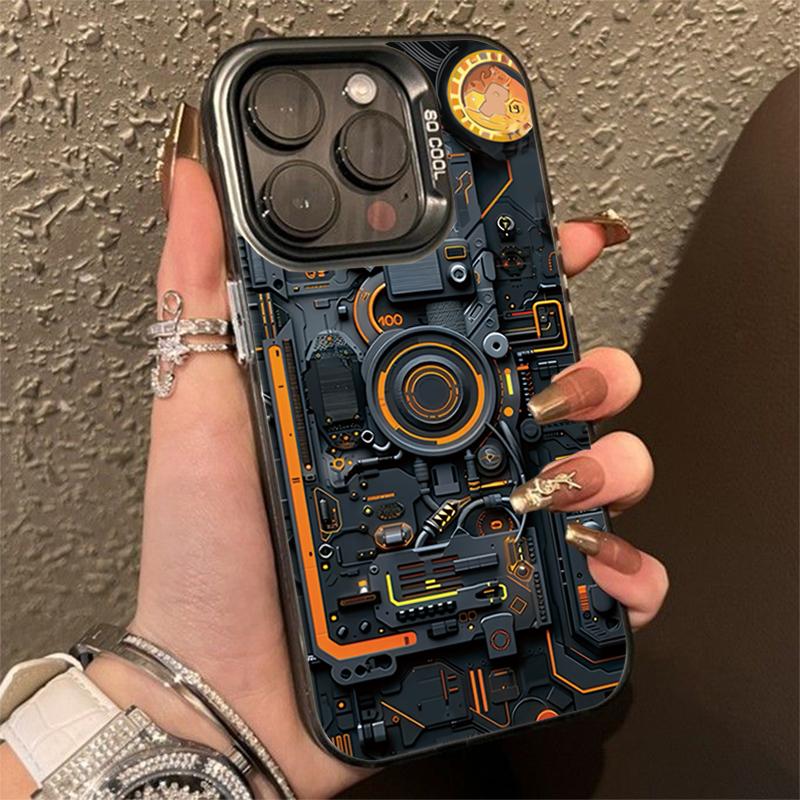 Cyber Circuit Board Phone Case For iPhone 16 15 14 13 12 11 Pro Max XS X XR 7 8 Plus Mini SE 2020 2022 Shockproof Funda