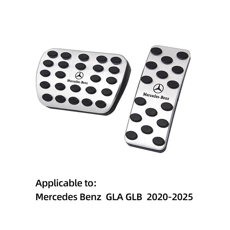 2025 Hot 2pcs Car Foot Accelerator Brake Pedal Cover Accessories For Mercedes Benz AMG W177 W176 X166 X167 C257 C218 X253 C118 C