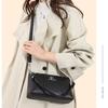 Lychee Pattern Light Luxury Messenger Bag Women's Shoulder Bag