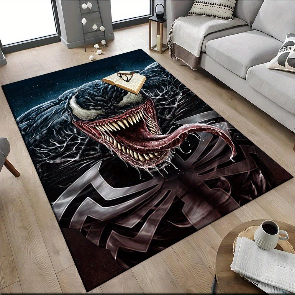 1 buc. Covor cu model Venom, pentru Zonă, Dormitor și Cameră de Joacă - Durabil, Rezistent la Pete și Ușor de Curățat, Sufragerie, Cameră de Spălat, Decor Acasă, Chris