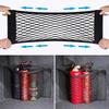 ISGTDRM 1pc Universal Car Storage Bag Double Mesh Trunk Storage Net, Car Built-in Storage Bag, Car Fire Extinguisher Fixed Net