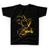 Tricou de vară Harajuku Retro cu mânecă scurtă, larg, supradimensionat, casual, confortabil, Y2k, cu personajul Son Goku din anime-ul Dragon Ball, pentru bărbați și femei