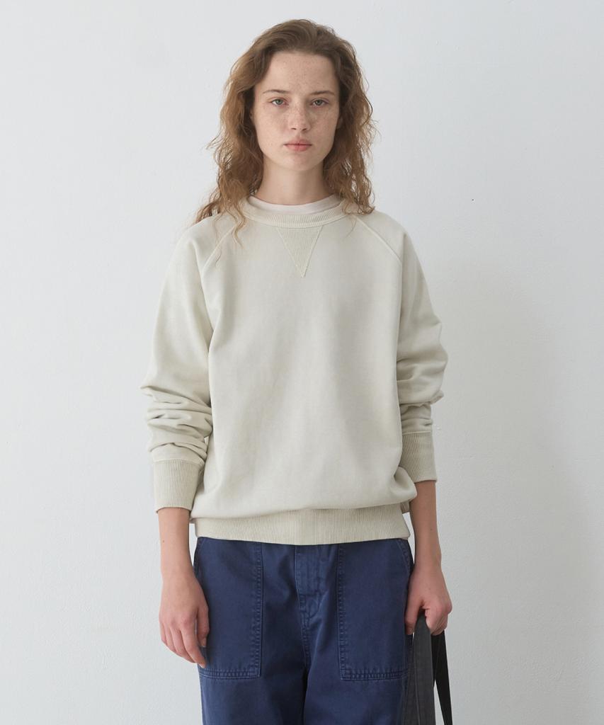 POSZER Pigment-Dyed Cotton Sweatshirt (Sand Beige)