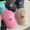 Cartoon Little Fox Embroidered Baseball Cap for Women New Style with Large Brim Covering Face Adjustable Hair and Deep Top Baseball Cap