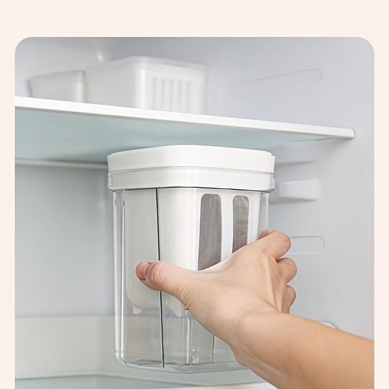1pc Yogurt Strainer, 1300 ML Cheese Yogurt Maker Reusable Kitchen Tools with Lid for Making Thick Yogurt Soybean Milk