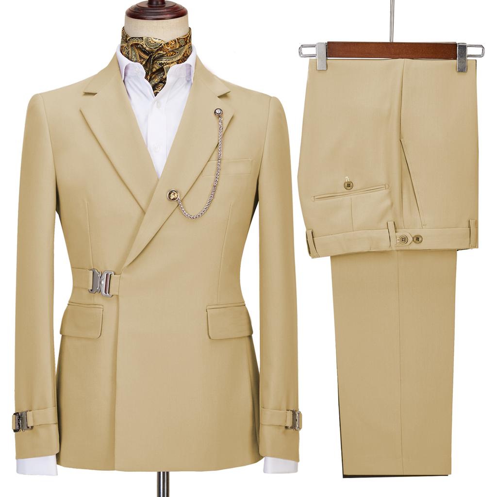 Men's Suits Blazer Pant Men Jacket Italian Designer Party Wedding Slim Fit Lapel