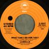 7inch Record LABELLE - What Can I Do For You? 850097 Epic 1975 US Soul/Funk Used