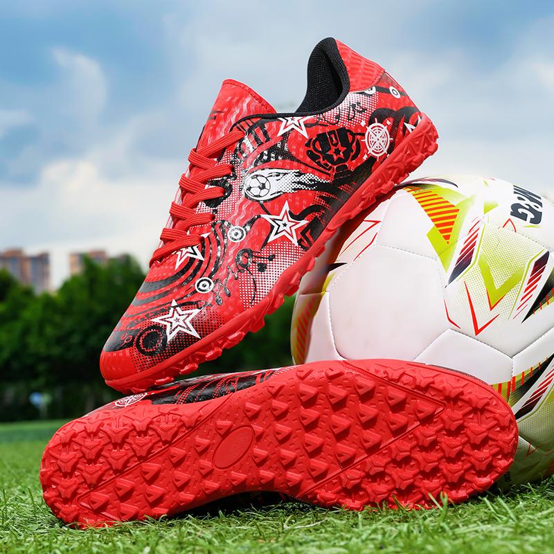 Student Voetbalschoenen Sportvereniging Veld Jongen Voetbalschoenen Futsal Snelle Binnenschoen Originele Enkelnoppen Voetbalschoen