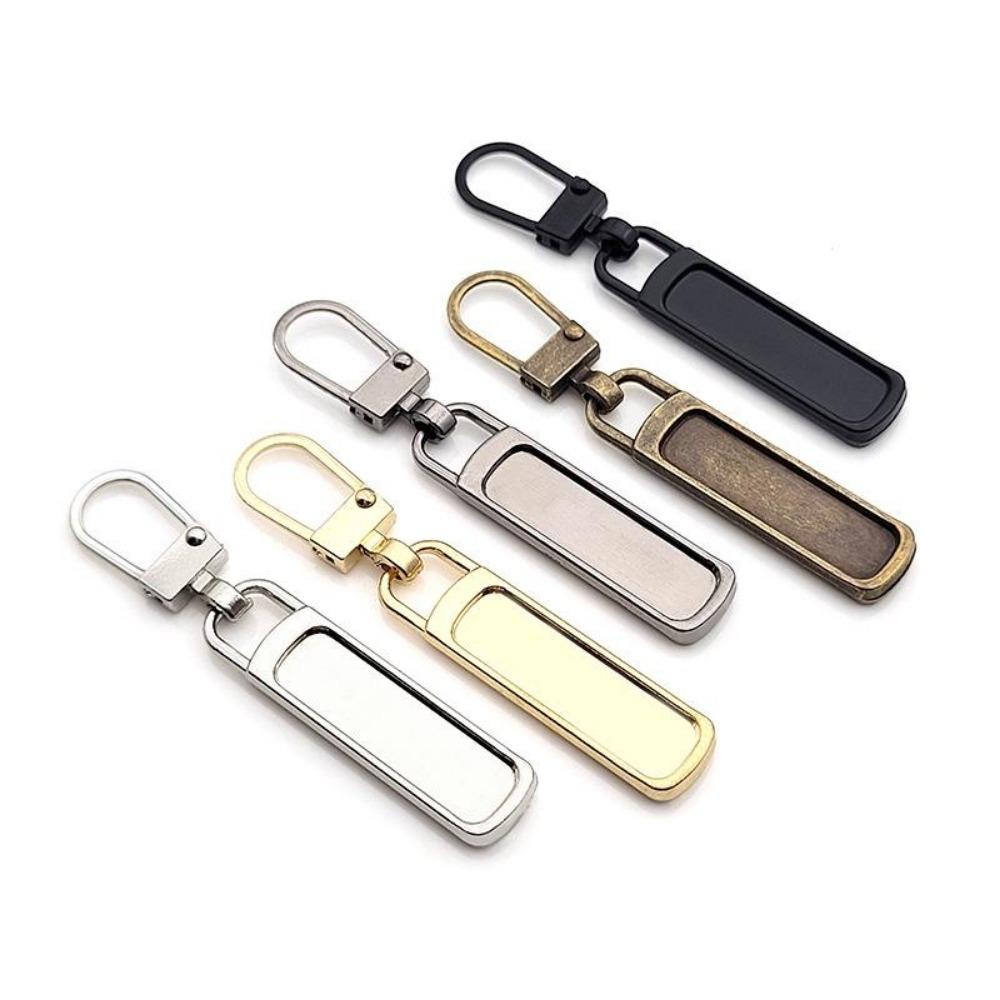 10Pcs/Lot Detachable Metal Zipper Pullers for Zipper Sliders Head Zippers Repair Kits Zipper Pull Tab DIY Sewing Bags Down Jacket