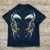 Black Eagle Graphic Tee with Lightning Design TShirt Full Size S3XL Unisex T-Shirt