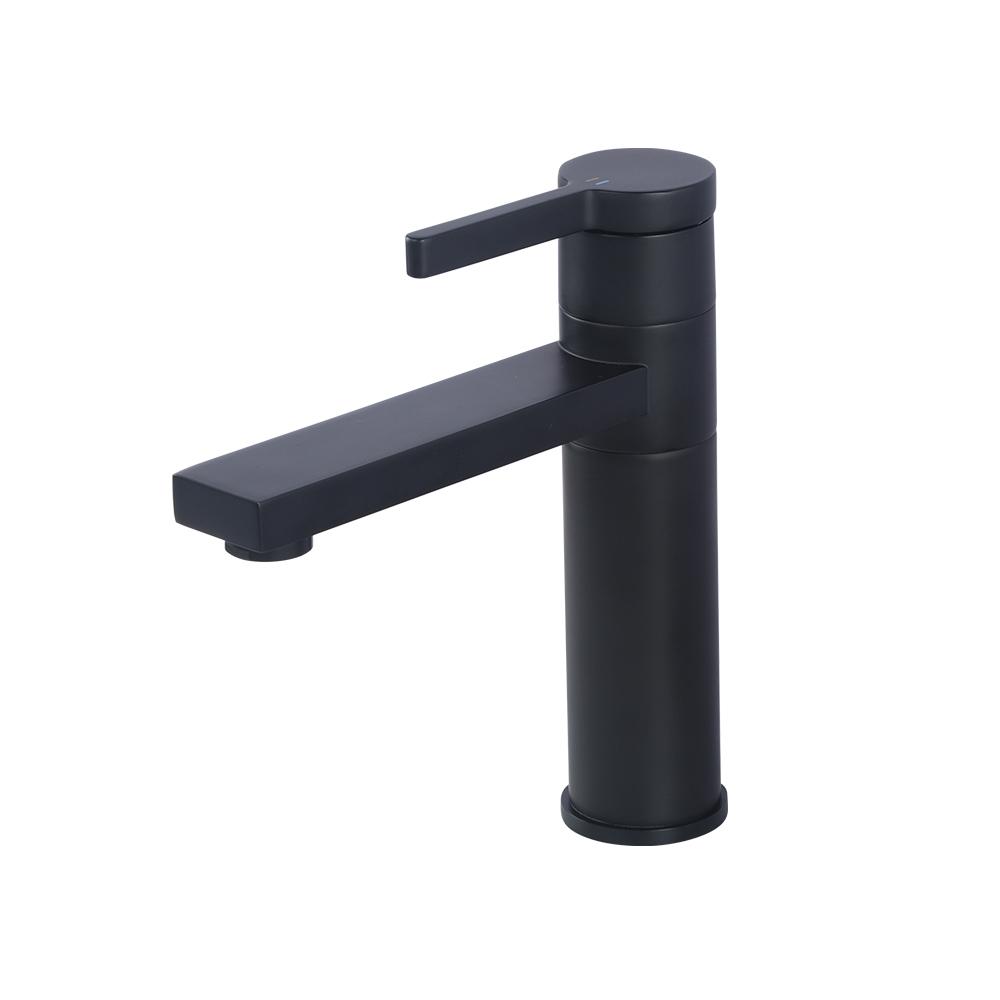 Washbasin Water Tap Bathroom Faucet Cold And Hot Mixed Bagnolux Brushed Gold Brass Deck Mounted Single Hole With Handle