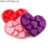 Siliconen World Silicone Chocolate Mold English Heart-shaped Cookie Fondant Cake Decorating Tools DIY Baking Molds Baking Pan